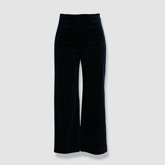 Veronica Beard Pants - Veronica Beard Dova Corduroy Wide Leg Crop Pants Sz 4